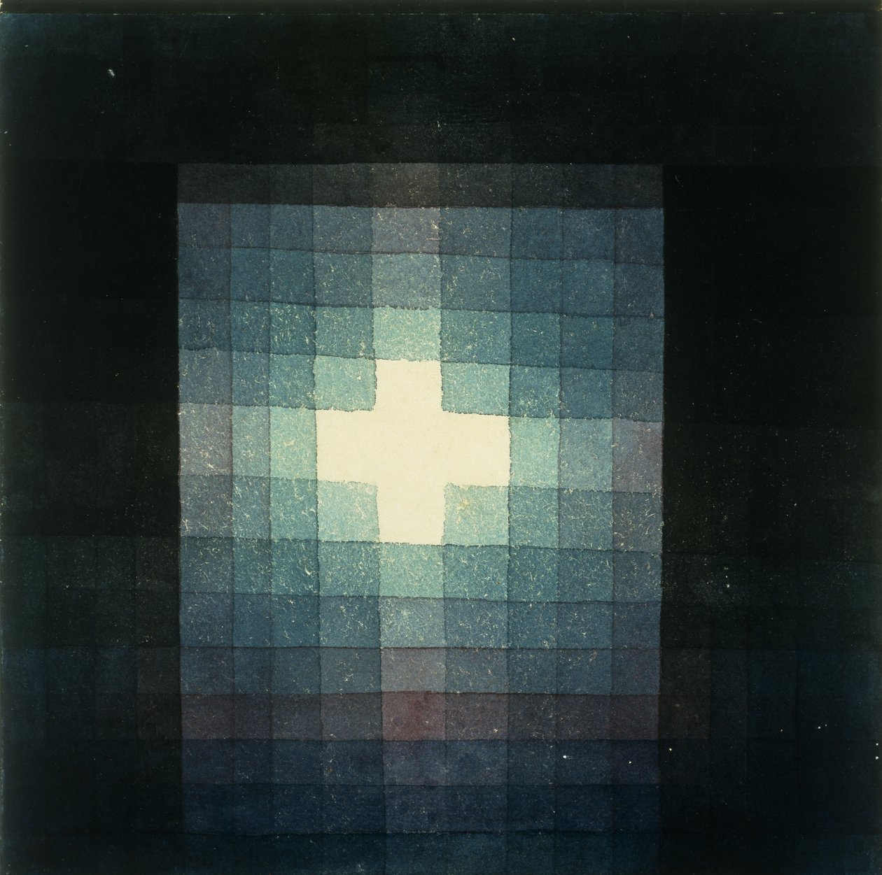 Túmulo cristão imagem da cruz de Paul Klee