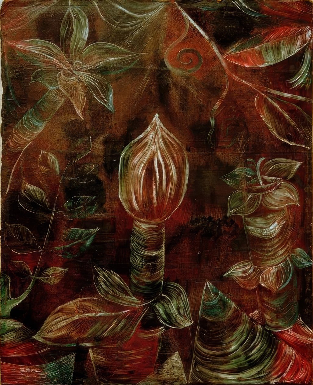 Decoratives plantimagem O broto de Paul Klee