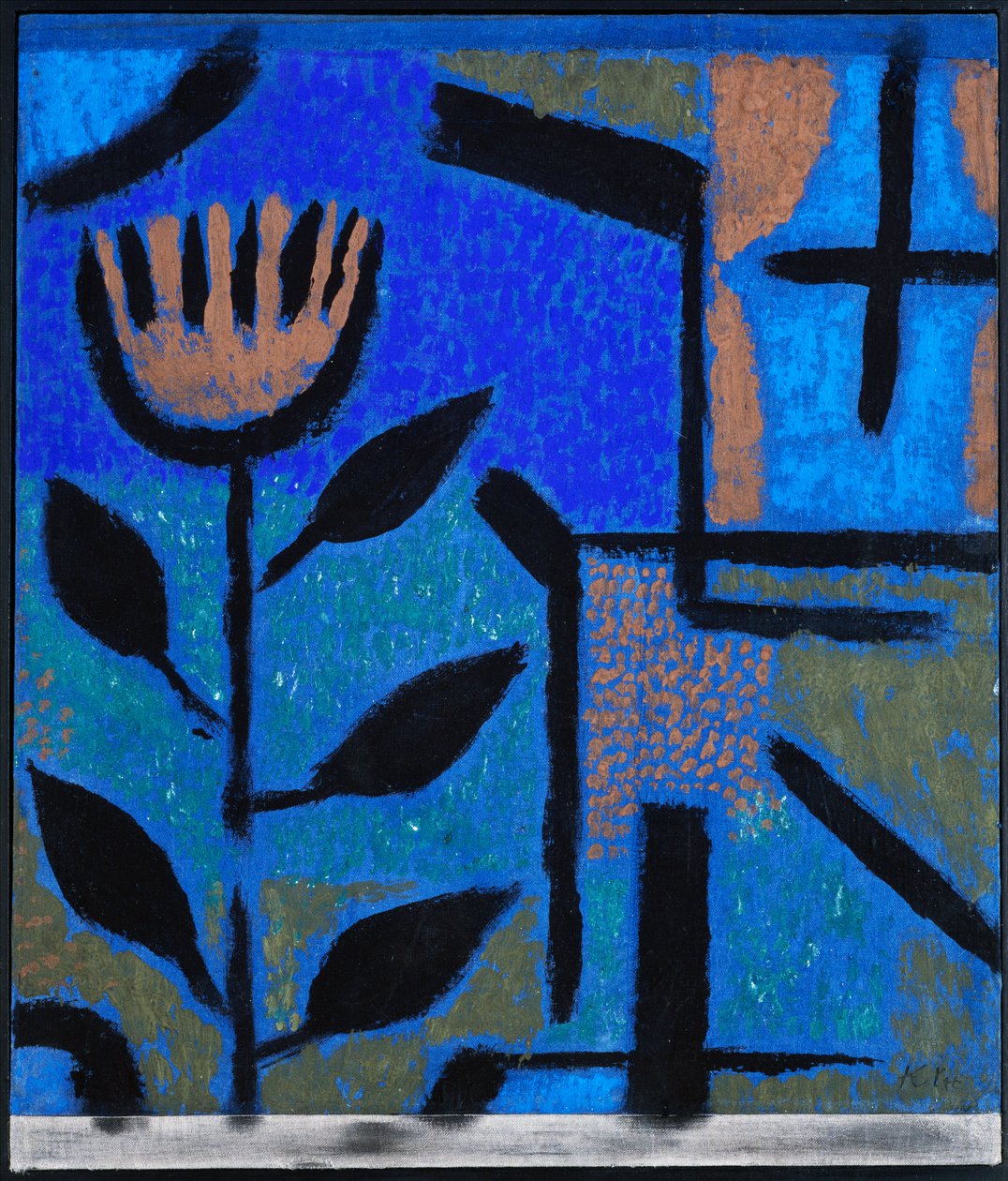 "Night Flower" 1938 (pintura) de Paul Klee
