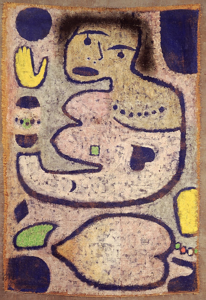 Canção de Amor na Lua Nova de Paul Klee