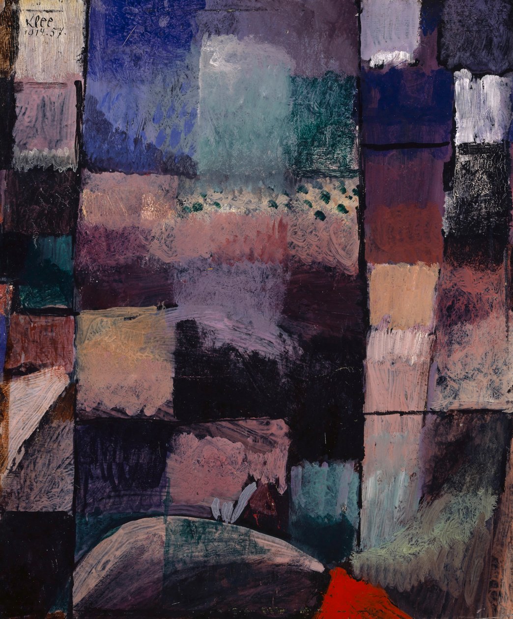Em um motivo de Hammamet, 1914. de Paul Klee
