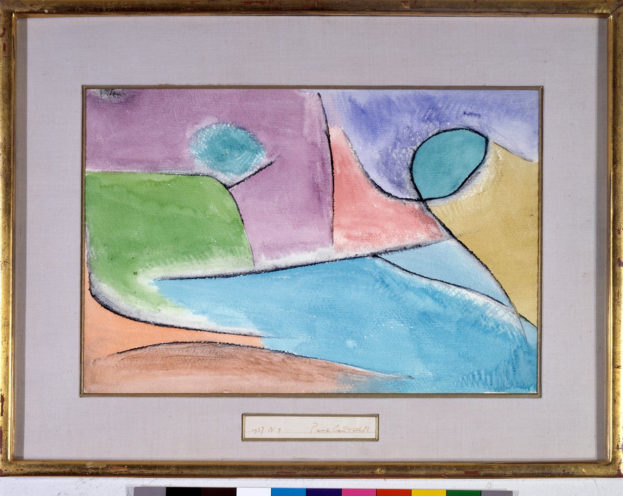 Eixo de Parkland (aguarela de Paul Klee