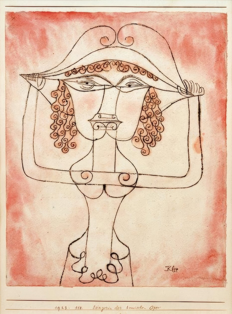 Cantor da ópera cômica de Paul Klee