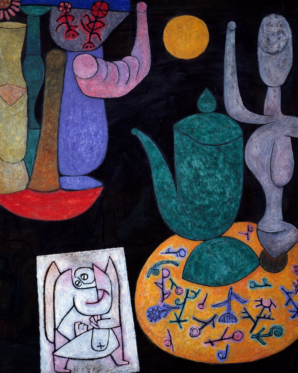 Natureza morta por Paul Klee (1879-1940) de Paul Klee