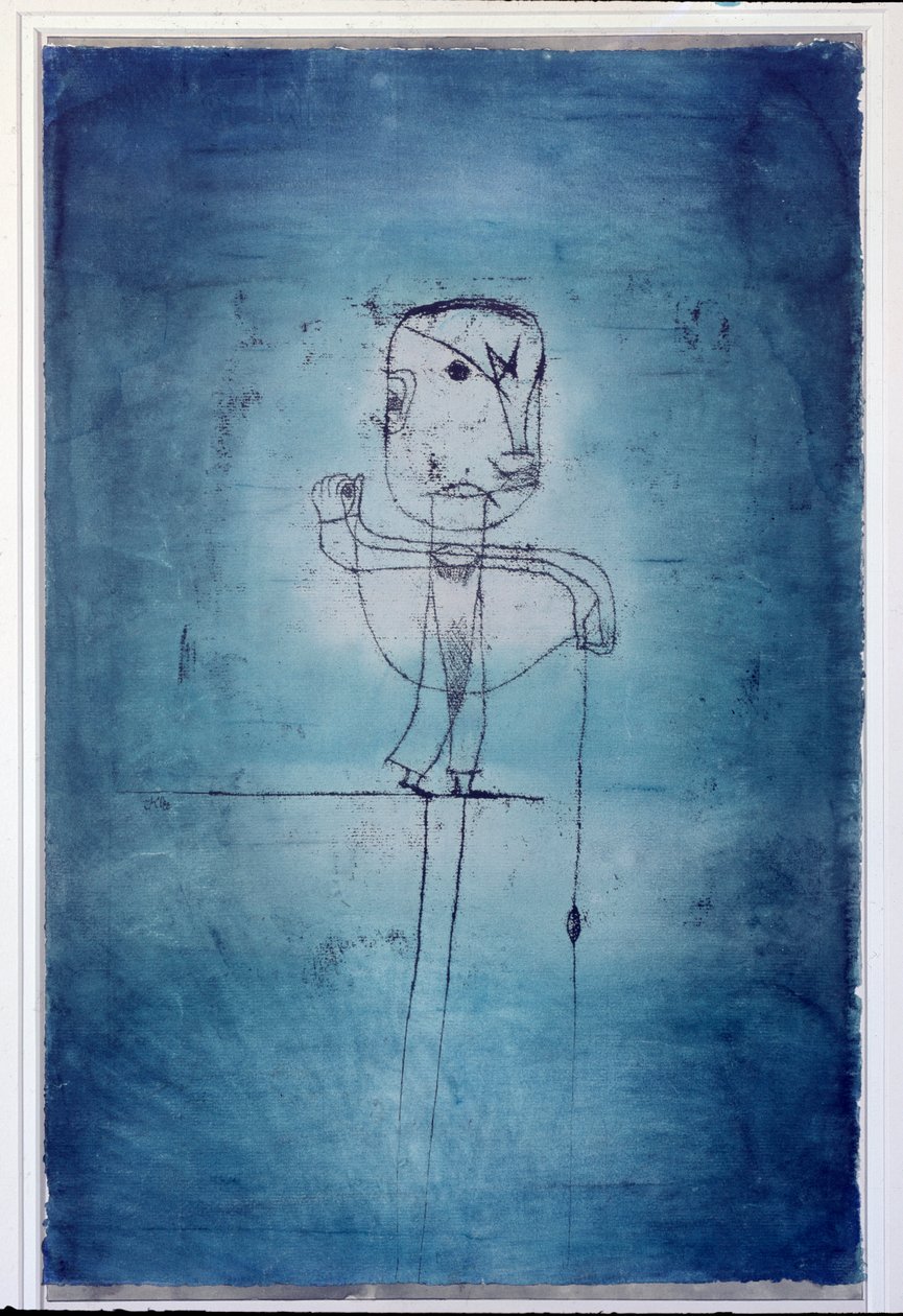 O pescador (óleo sobre tela de Paul Klee