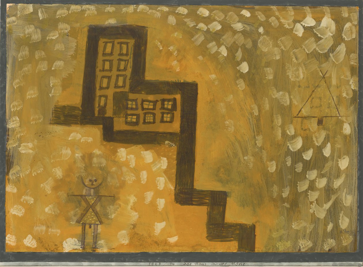 A Casa no Alto, 1923. de Paul Klee