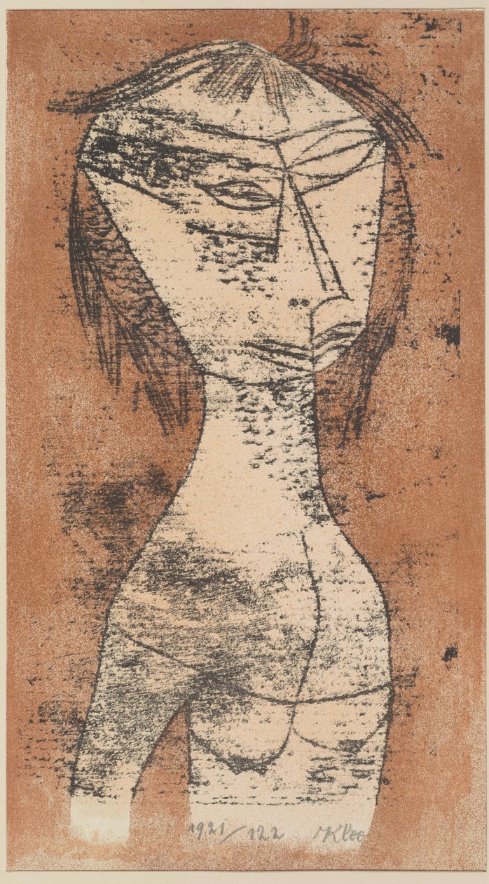 O santo da luz interior, 1921. de Paul Klee