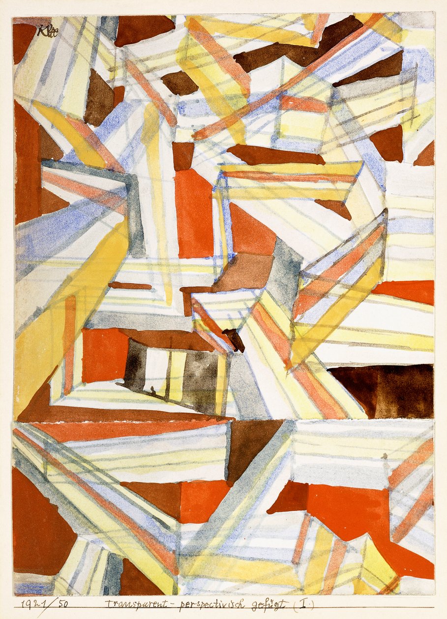 Ponto de Transparência-Perspectiva de Paul Klee