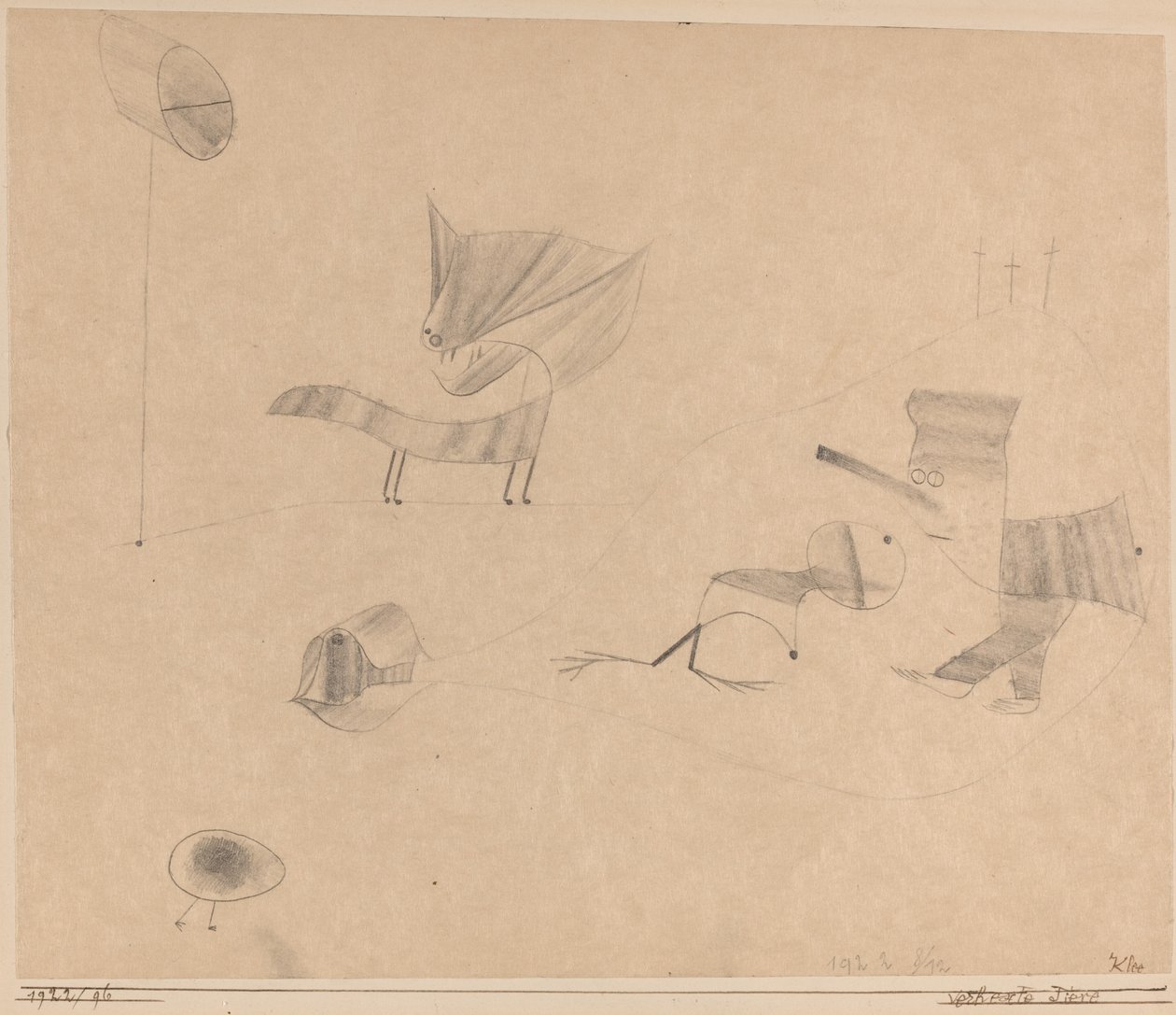 Animais Enfeitiçados de Paul Klee