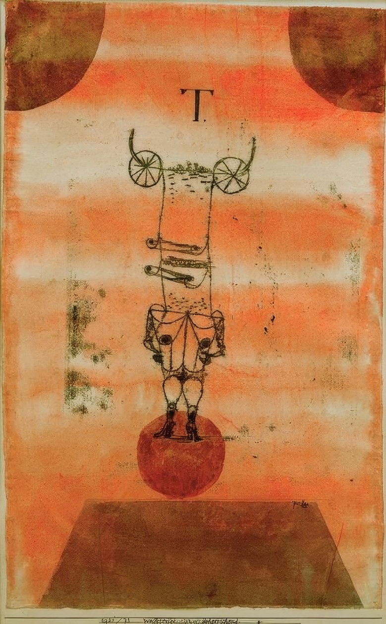 Diabo mulher, dominando o mundo de Paul Klee