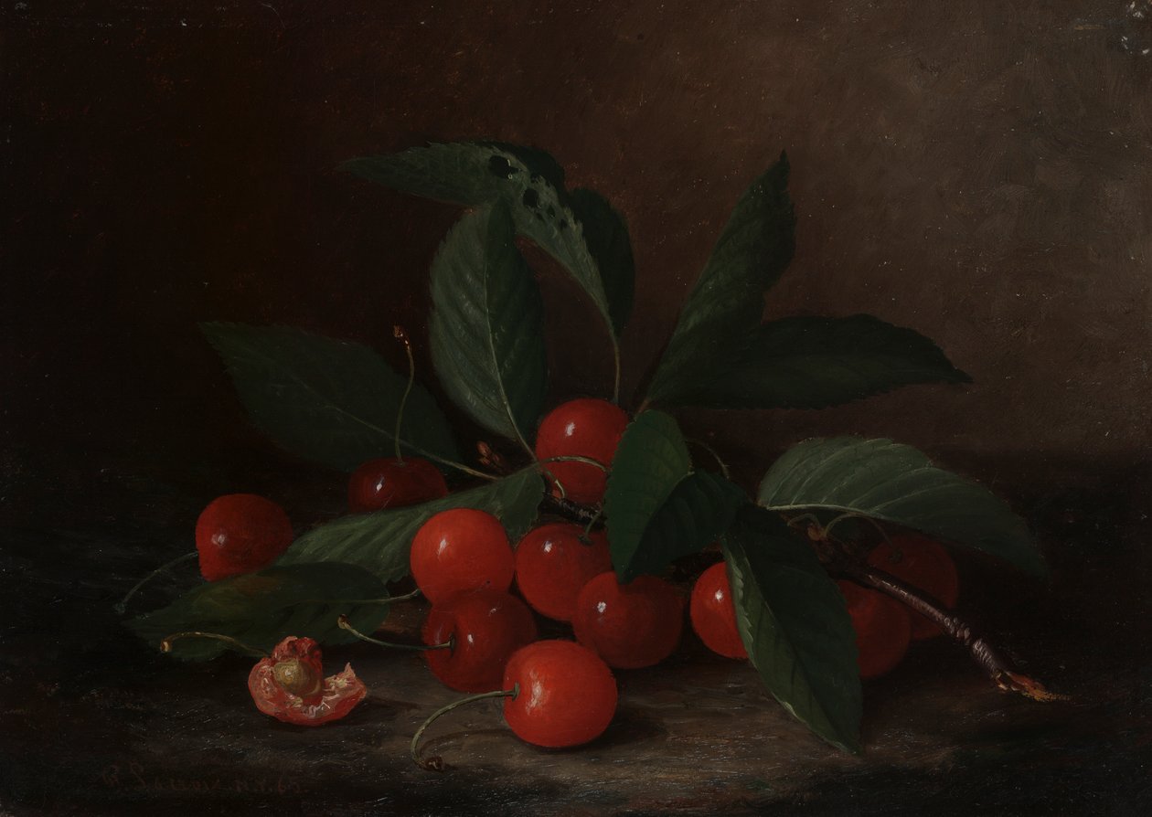 Natureza Morta com Cerejas de Paul Lacroix