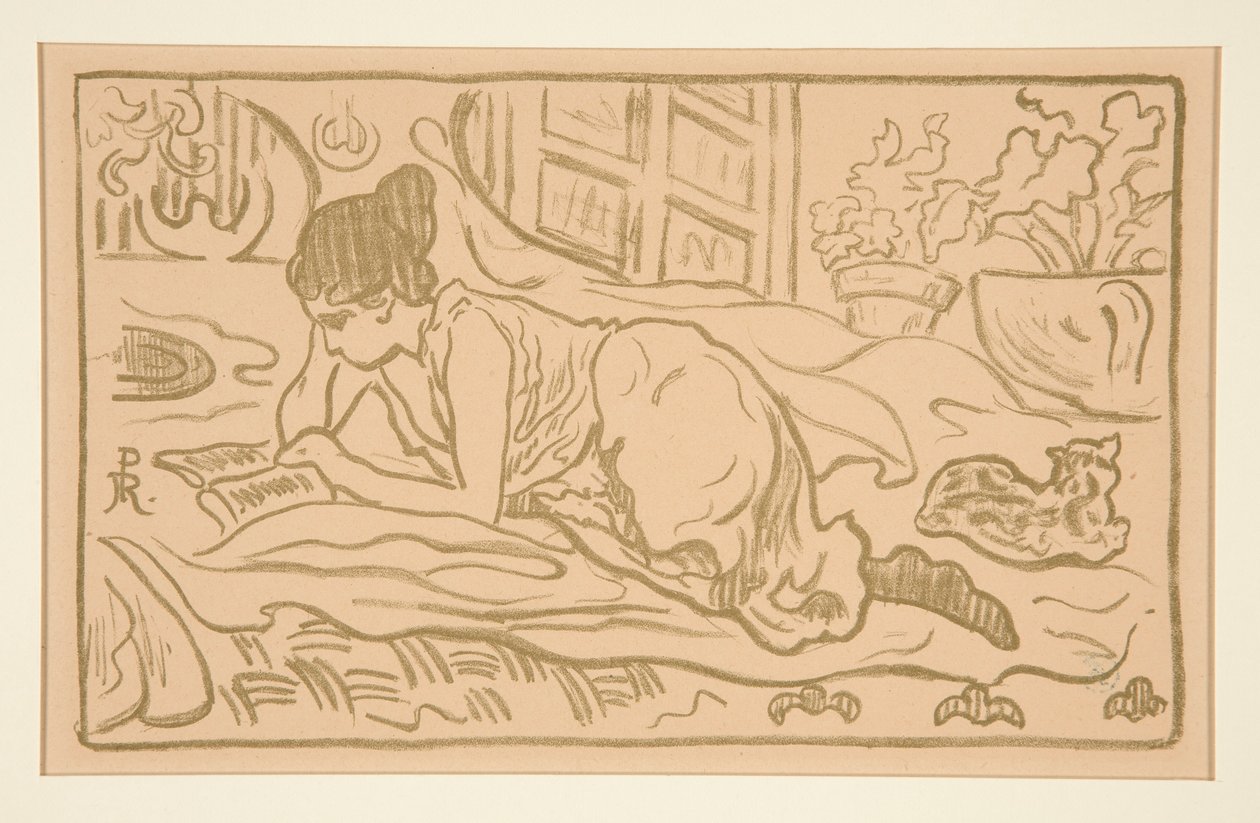 Garota estendida de Paul Elie Ranson
