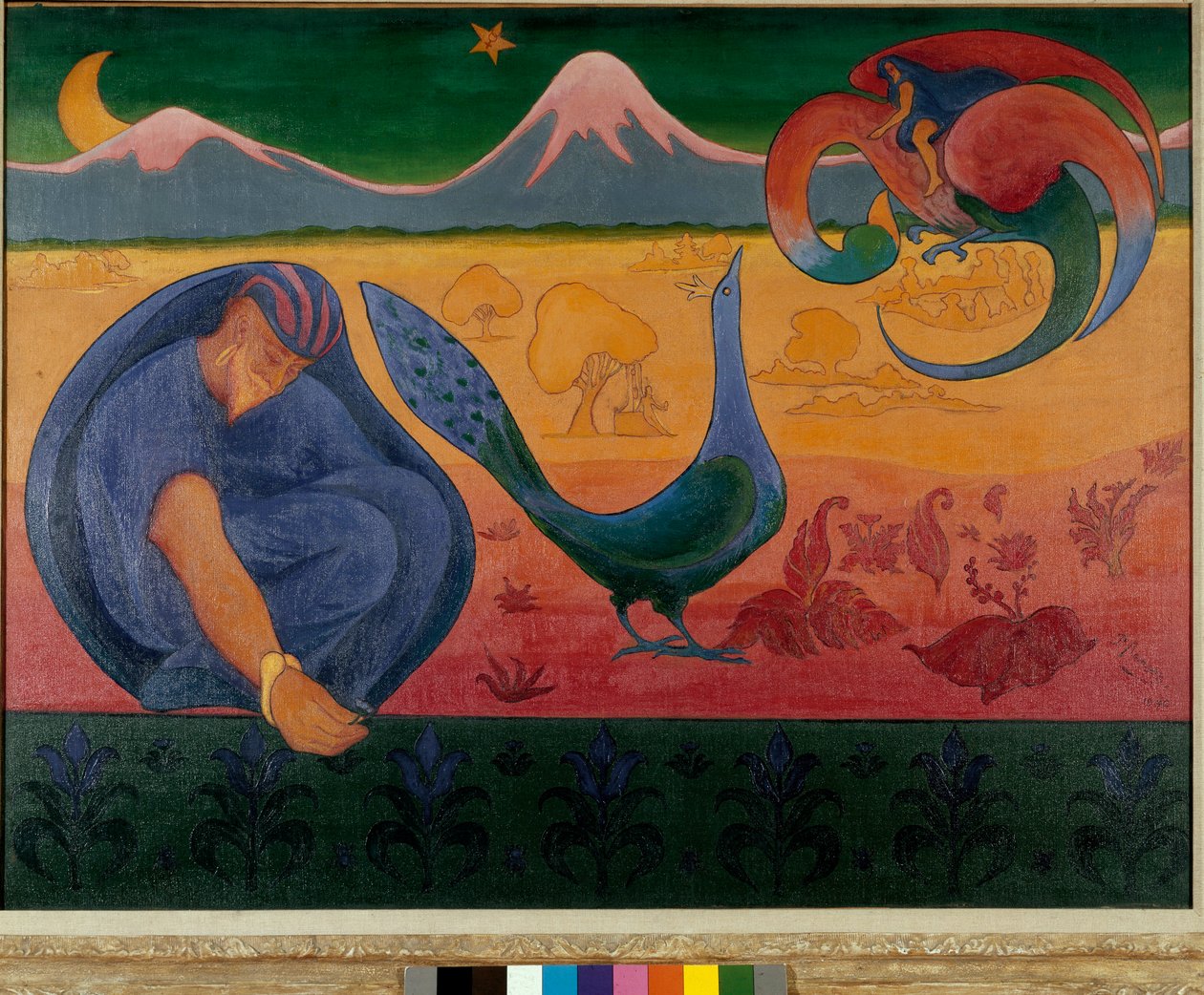 Paisagem Nabis (Pintura de Paul Elie Ranson