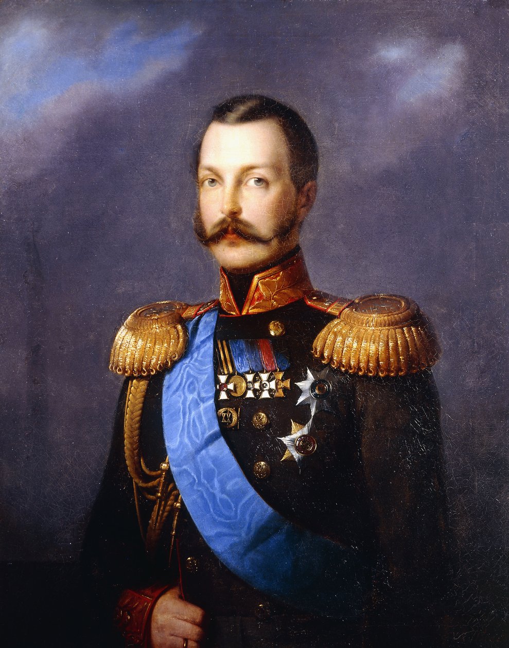 Retrato do czar Alexandre II de Paul Rizzoni