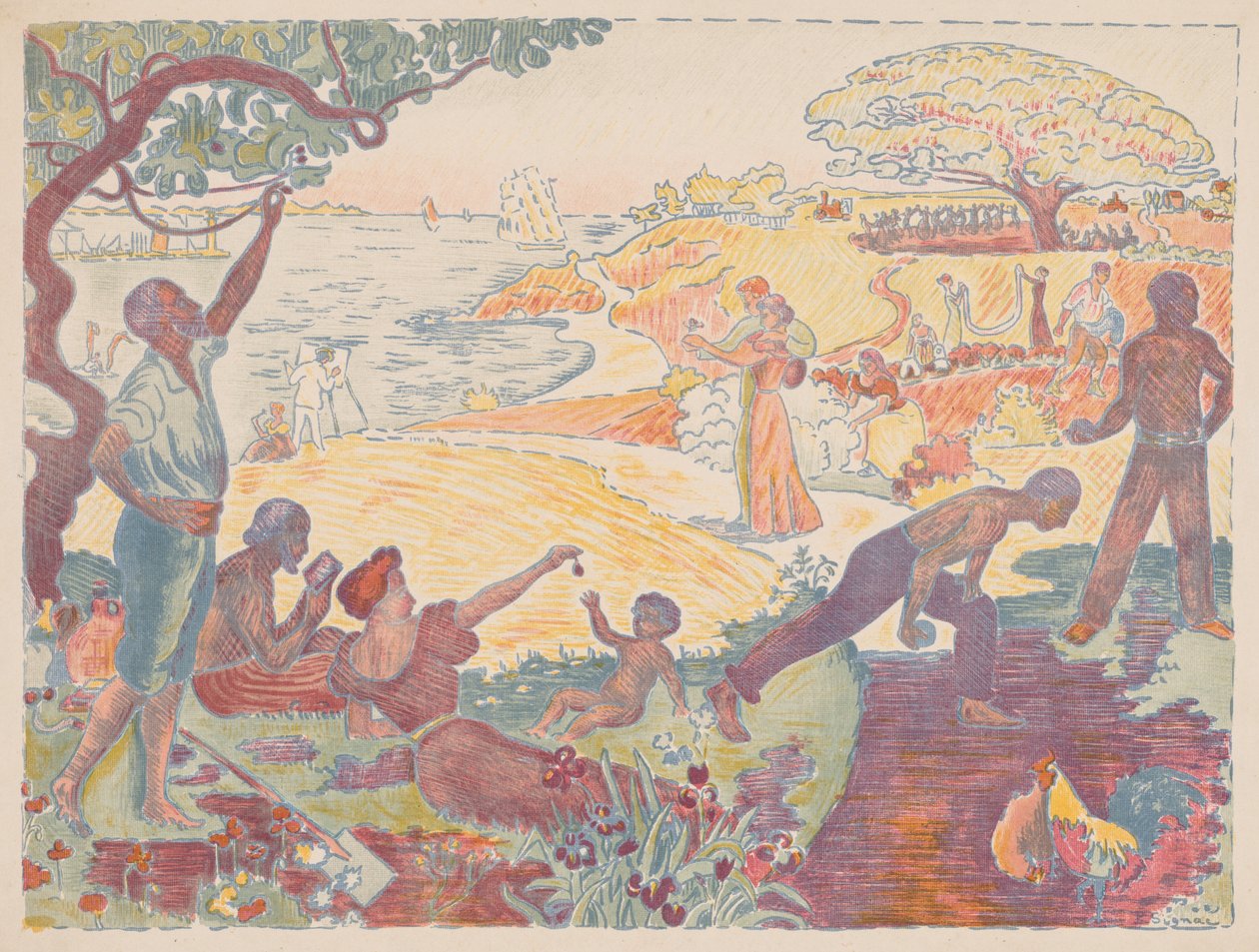Tempos Harmoniosos, 1895-1896. de Paul Signac