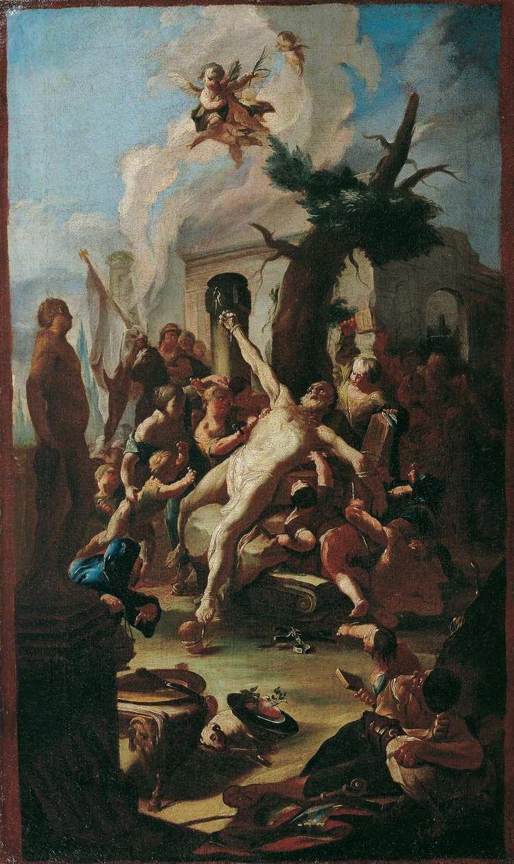 O martírio de São Cassiano de Paul Troger