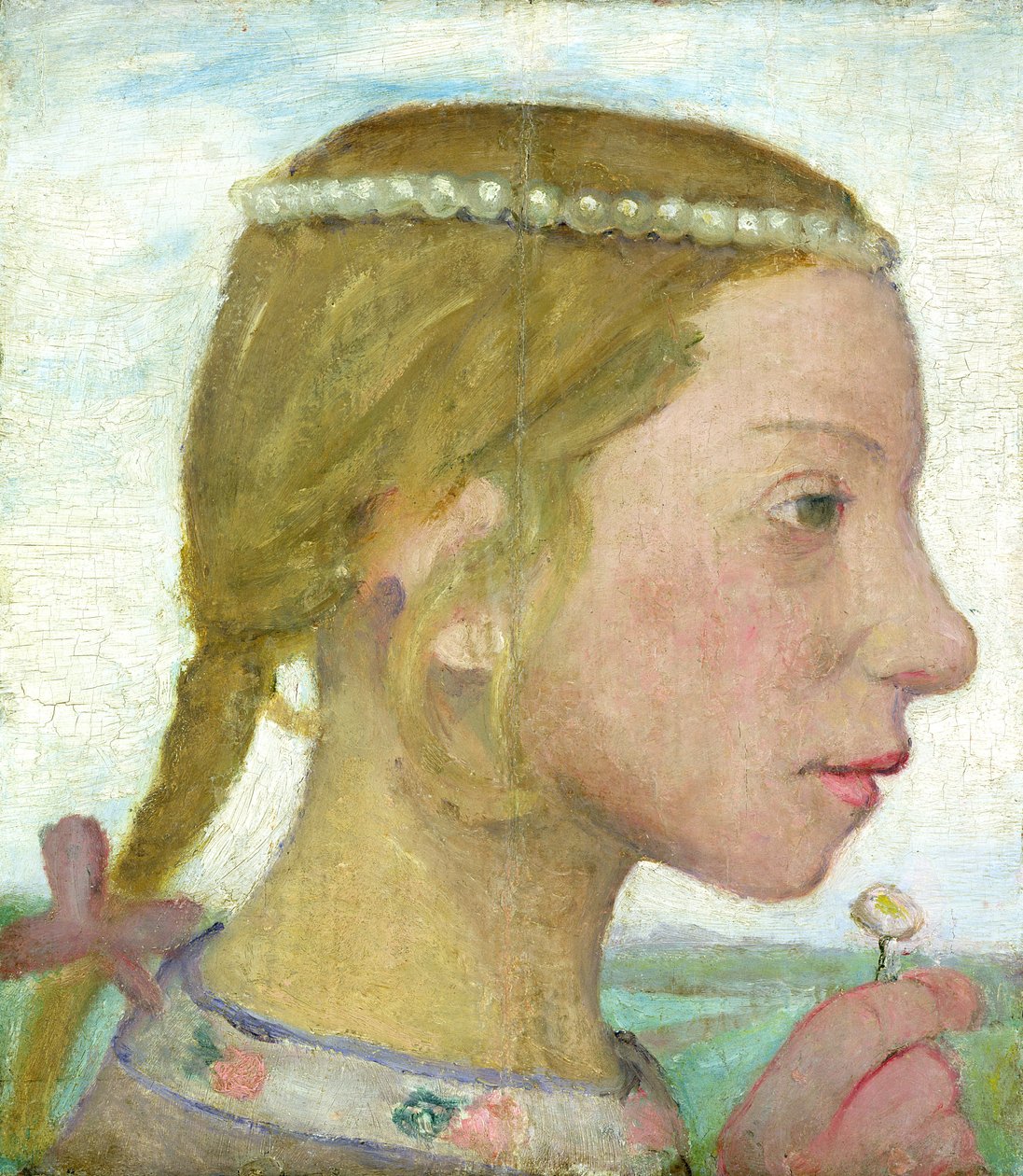 Uma rapariga de Paula Modersohn Becker