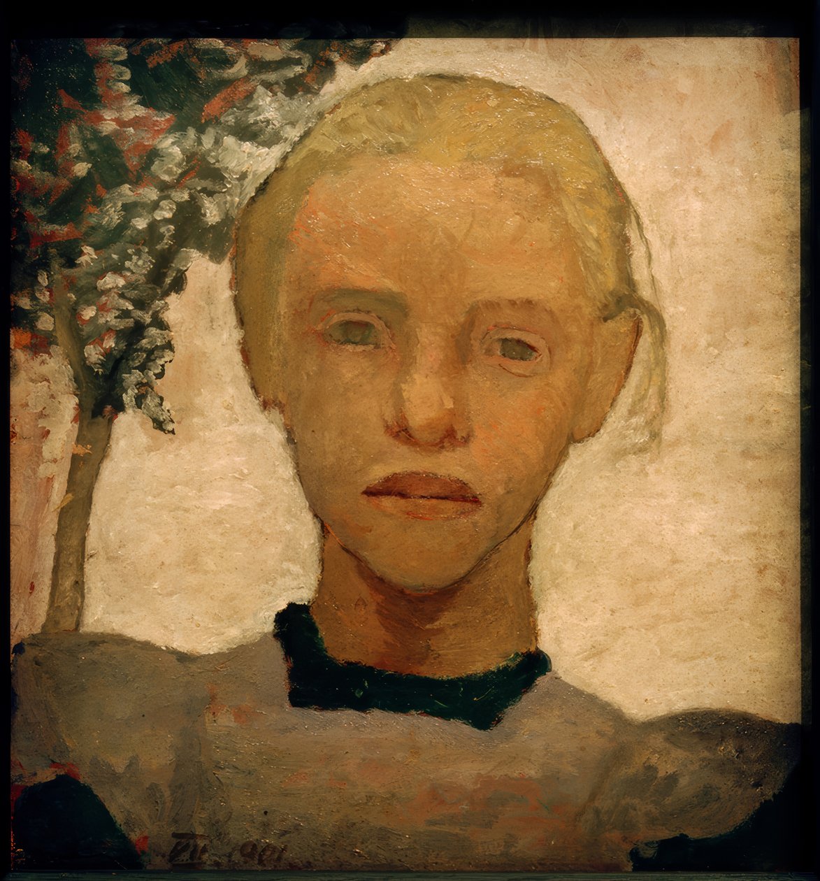 cabeça da menina de Paula Modersohn Becker