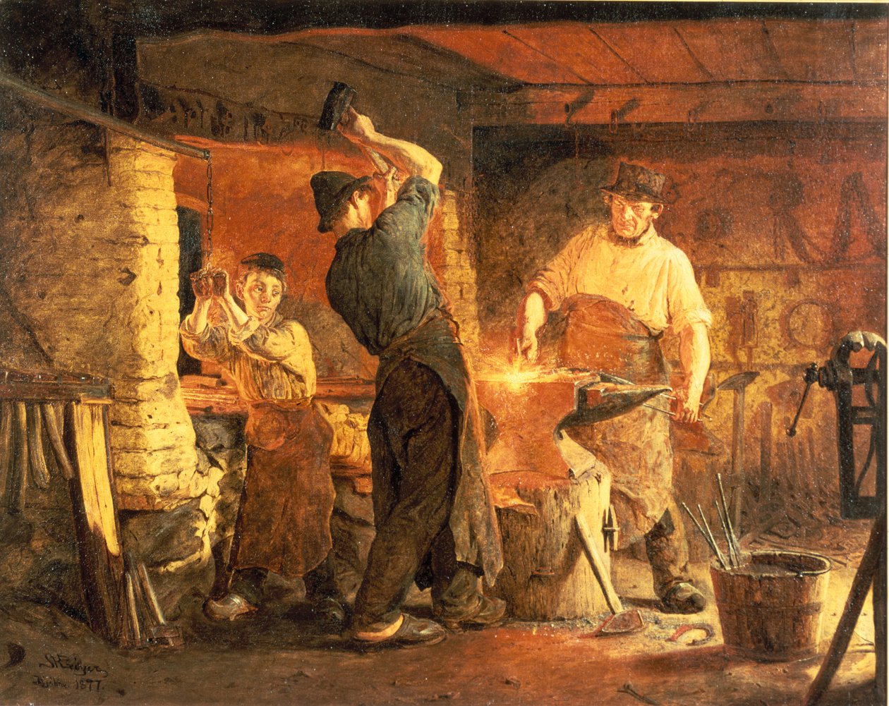 A forja de Peder Severin Krøyer
