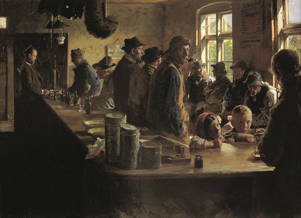 A os abastecedores quando não há pesca de Peder Severin Krøyer