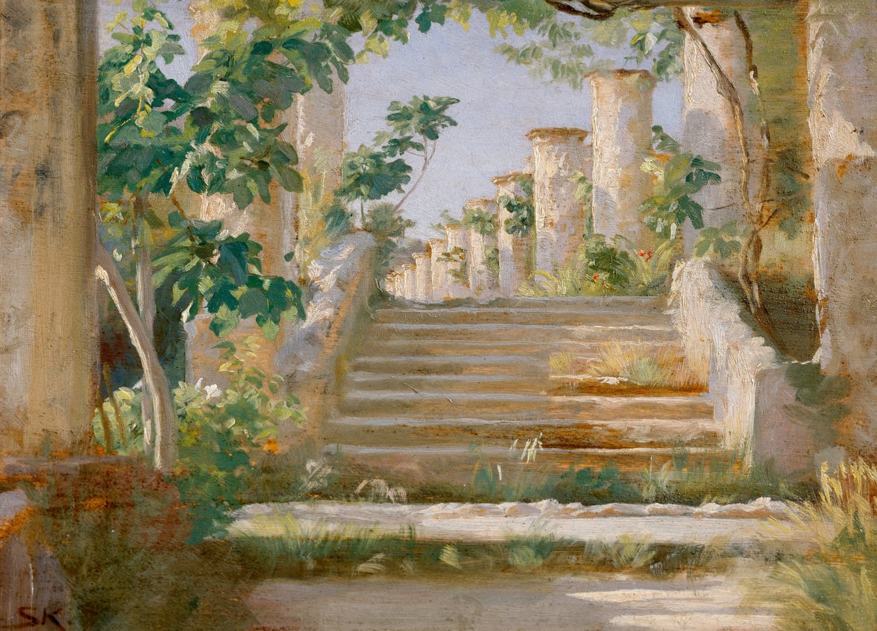 Loggia em Ravello de Peder Severin Krøyer