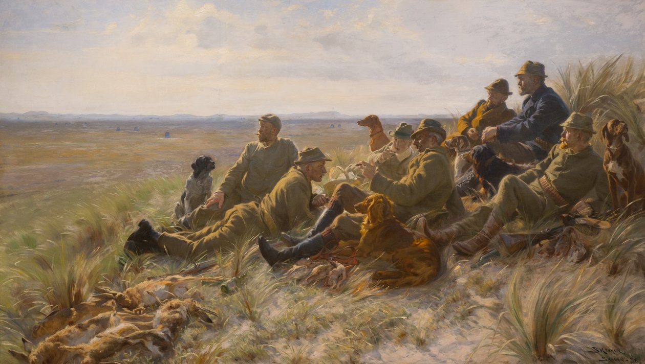 Caçadores de Skagen de Peder Severin Krøyer