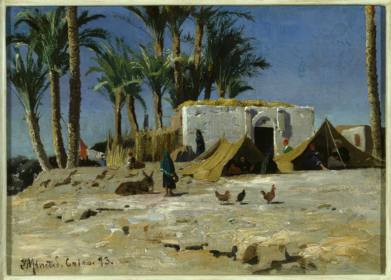 Acampamento beduíno no Cairo de Peder Monsted