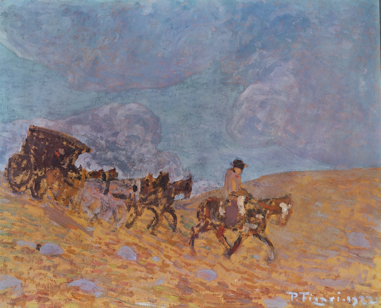 O estágio-treinador, 1922 de Pedro Figari