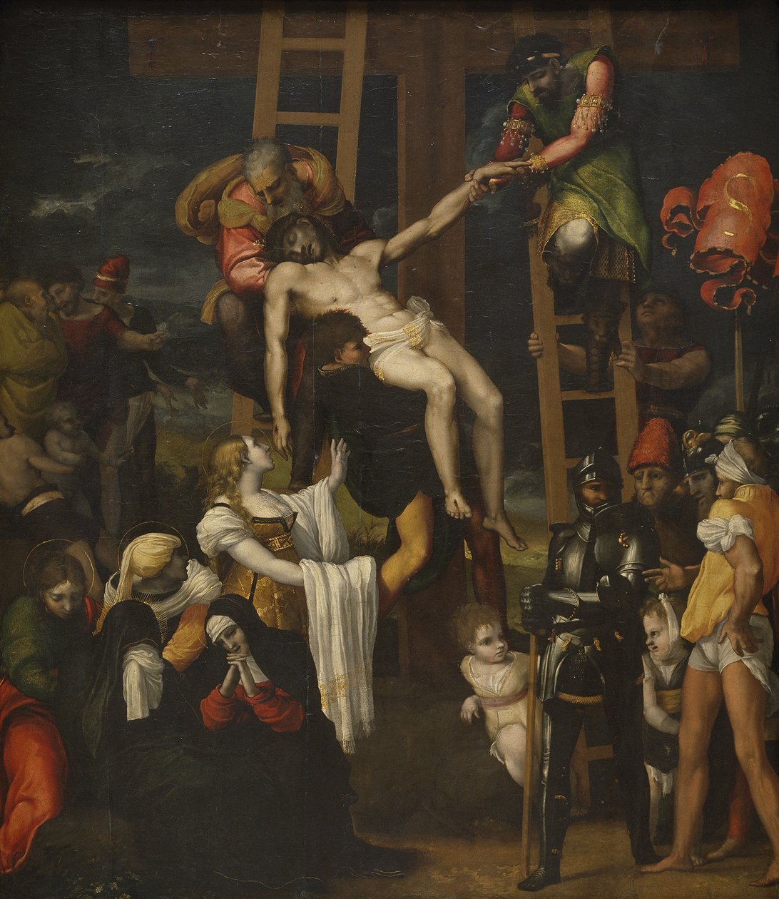 A Descida da Cruz, 1547 de Pedro Machuca