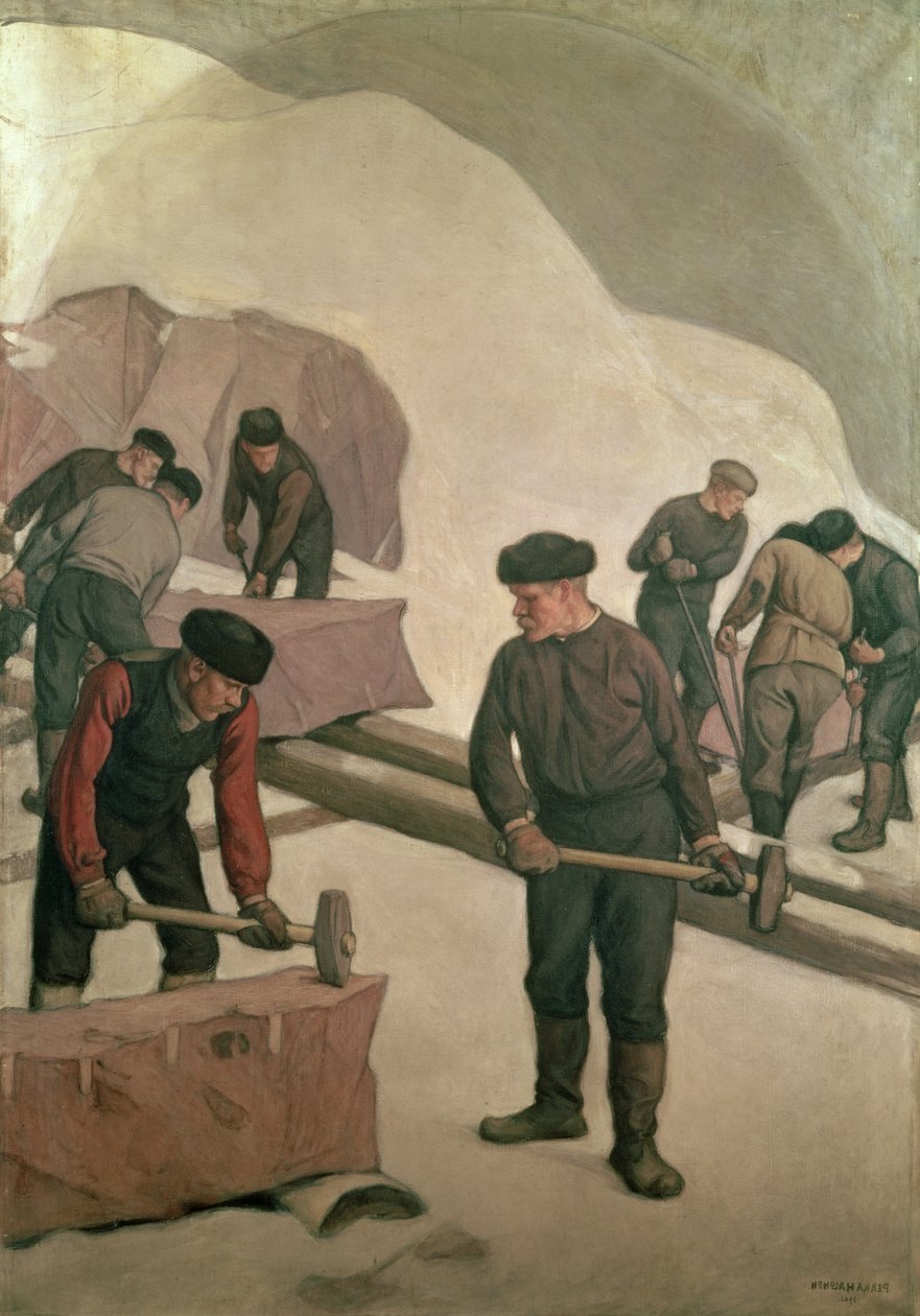 Rompedores de Pedra, 1903 de Pekka Halonen