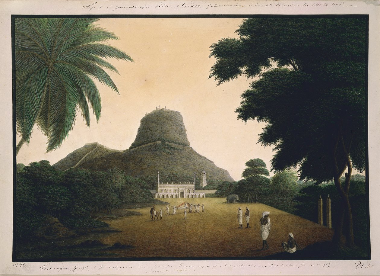 Fortaleza Gingee em Karnatik de Peter Anker