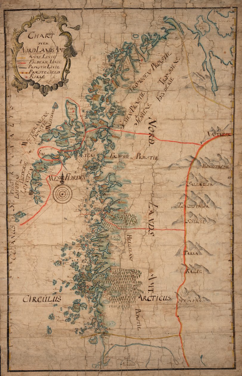 Gráfico no Condado de Nordlands de Peter Holm