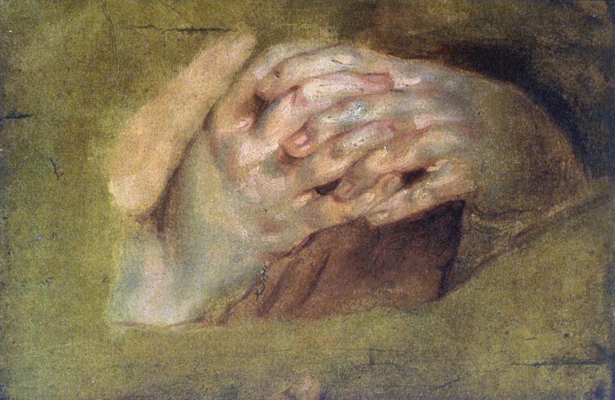 Orando mãos de Peter Paul Rubens