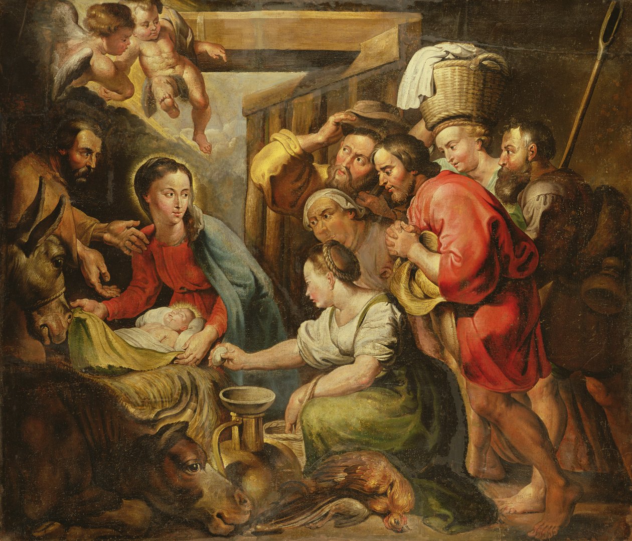 Adoração dos pastores de Peter Paul Rubens