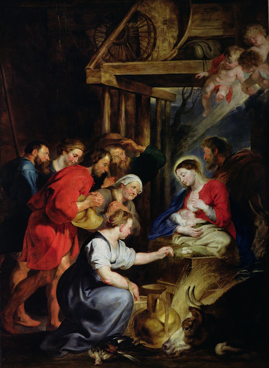 Adoração dos pastores de Peter Paul Rubens
