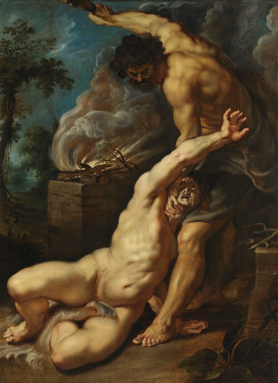 Caim matando Abel de Peter Paul Rubens