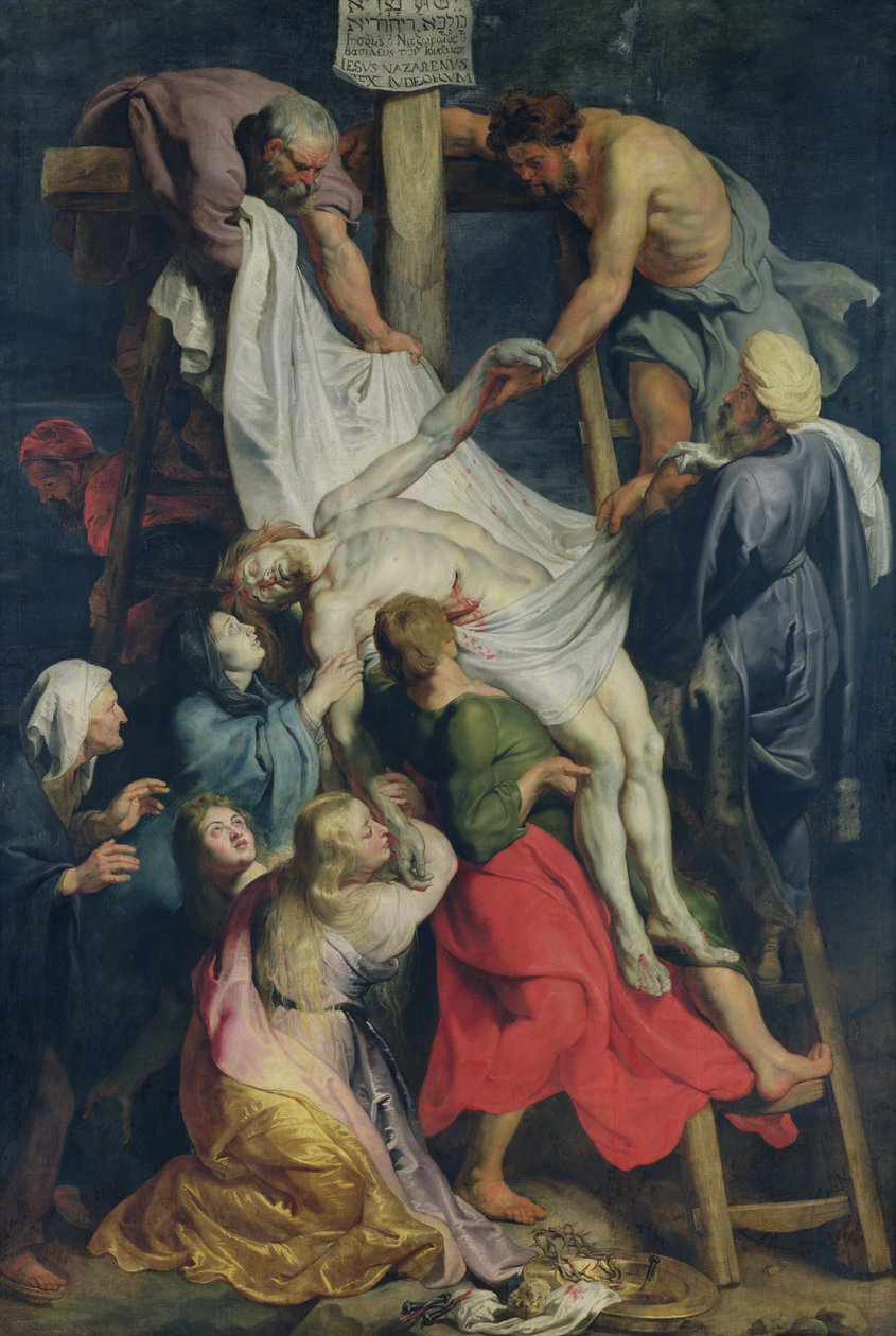 Descida da Cruz, 1617 de Peter Paul Rubens