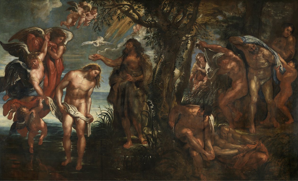 Batismo de Cristo de Peter Paul Rubens