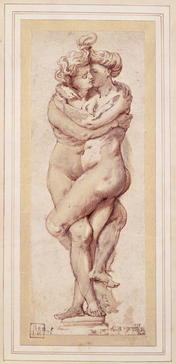Abraçando Casal (desenho) de Peter Paul Rubens