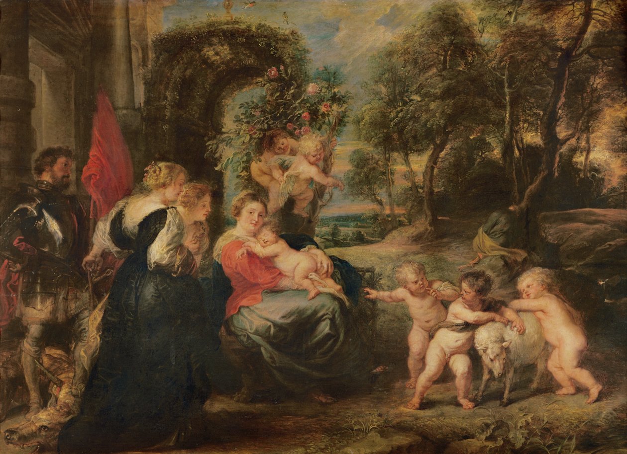 Madonna e criança de Peter Paul Rubens