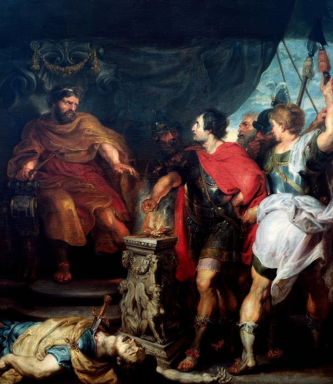 Scaevola var Porsena de Peter Paul Rubens