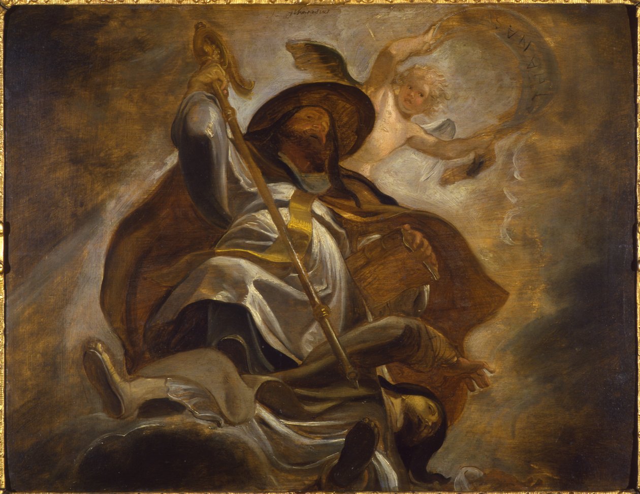 Santo Atanásio, 1620 de Peter Paul Rubens