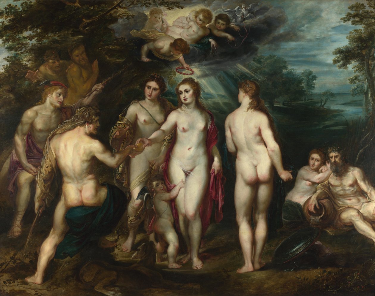 O julgamento de Paris de Peter Paul Rubens