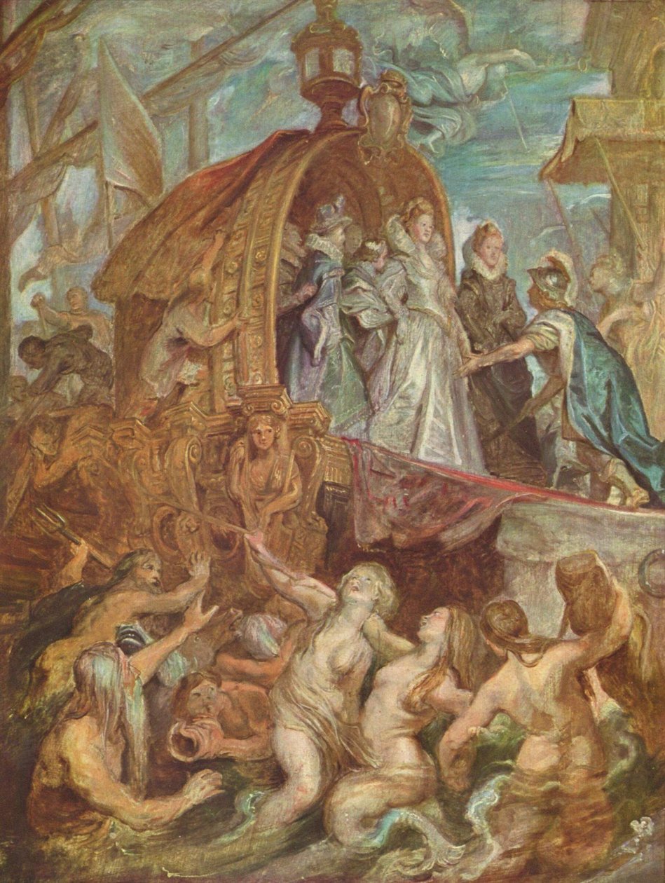 O pouso em Marselha de Peter Paul Rubens