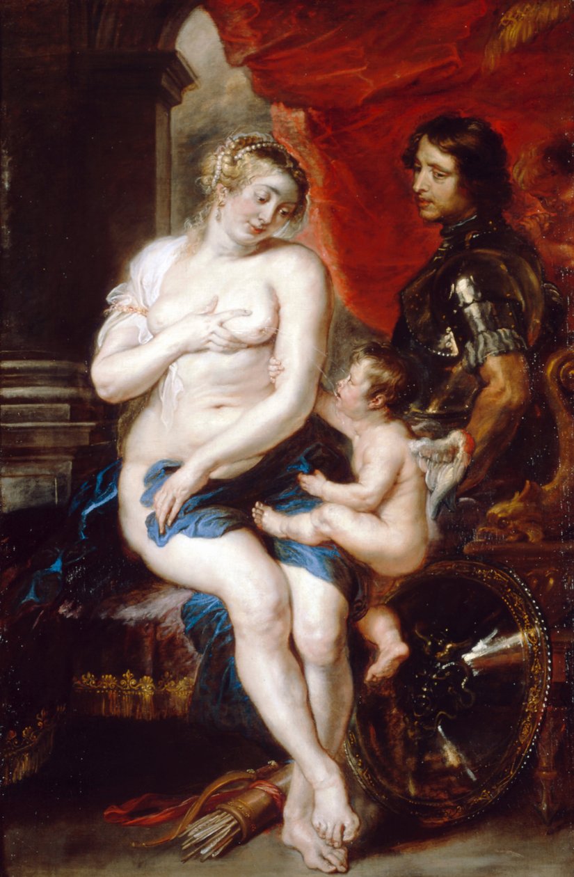 Vênus, Marte e Cupido de Peter Paul Rubens