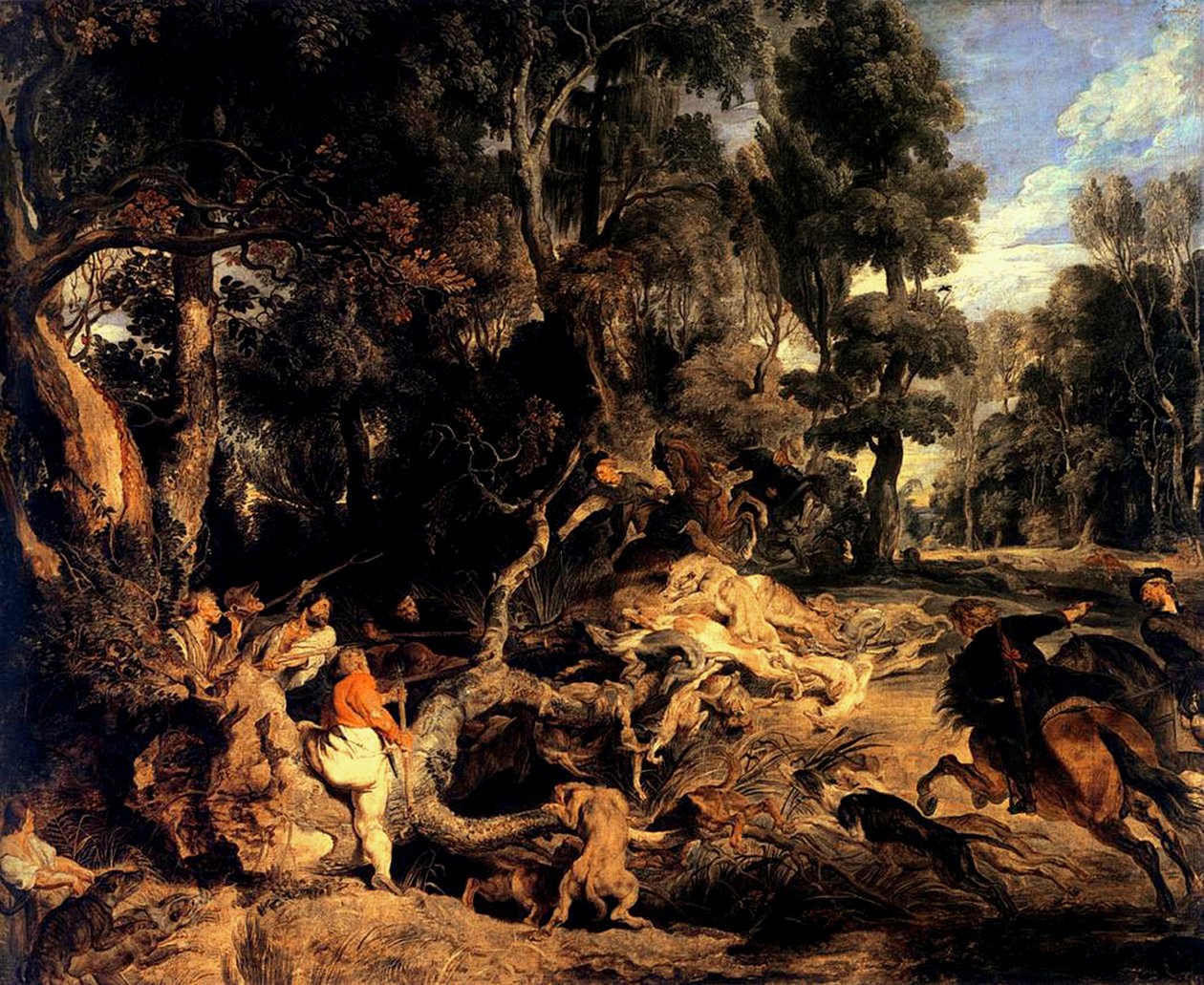 Caça ao Javali de Peter Paul Rubens