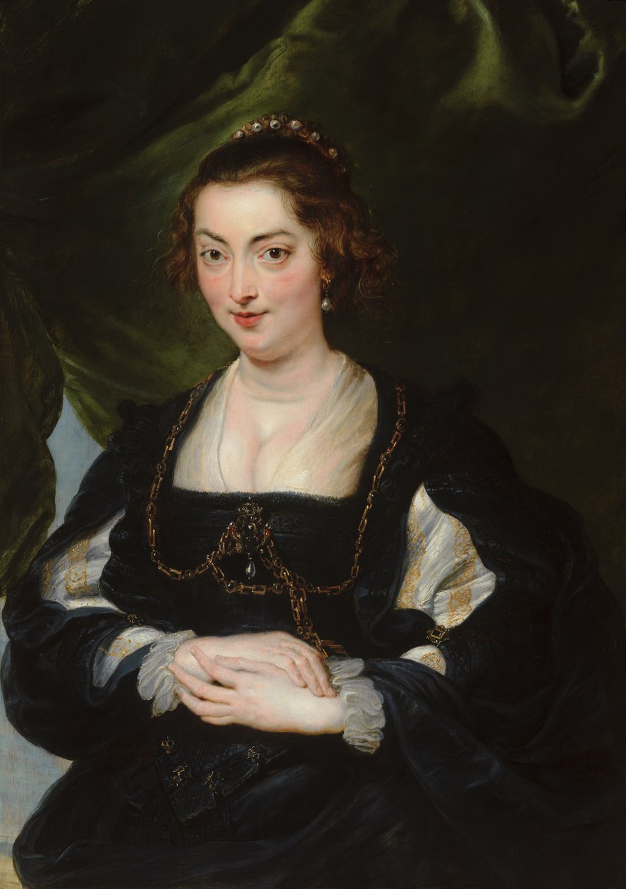 Retrato de uma jovem mulher, c.1620-1630 de Peter Paul and studio Rubens