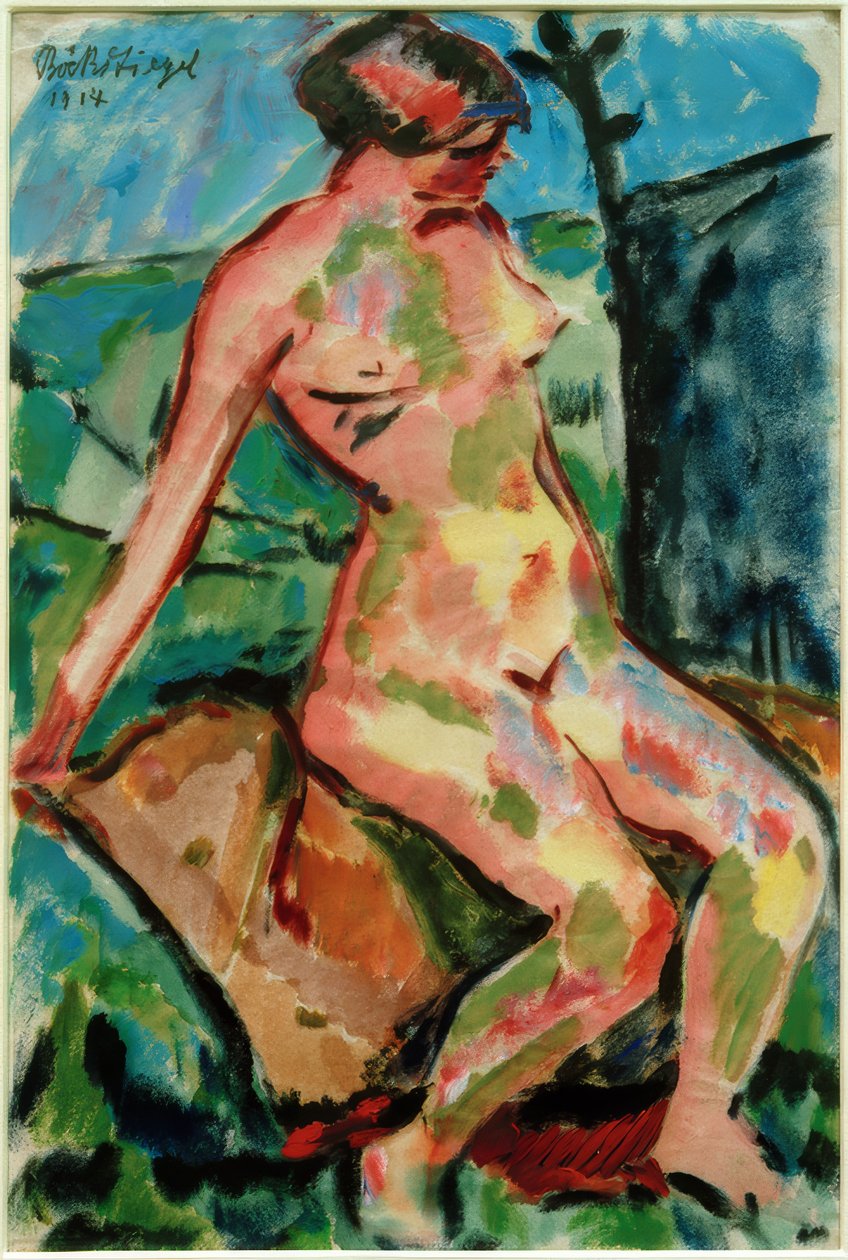 paisagem de Peter August Böckstiegel