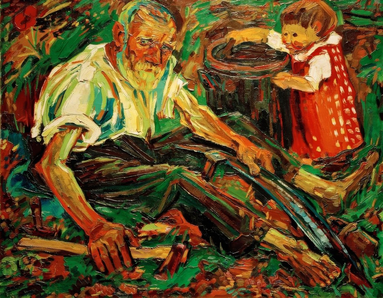 Foice (Meu Pai) de Peter August Böckstiegel