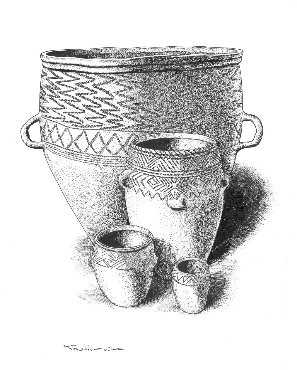 cerâmica da Idade do Bronze de Peter Dunn